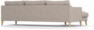 Winston - 3-sits soffa med schäslong, vändbar - Beige