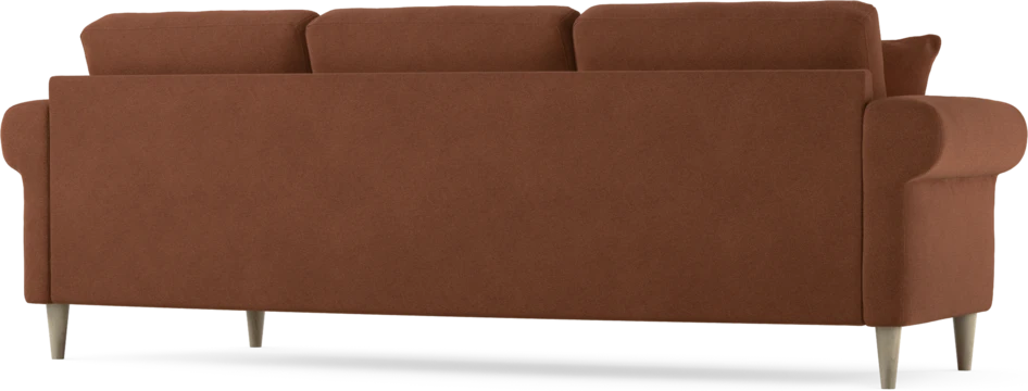 Eden - 3-sits soffa svängd - Orange