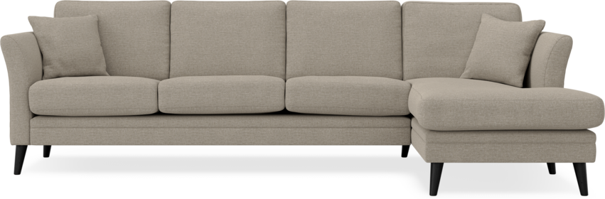 Eden - 3-sits soffa med schäslong - Beige