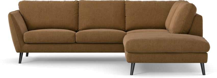 Madison Lux - 2-sits soffa med divan höger - Brun