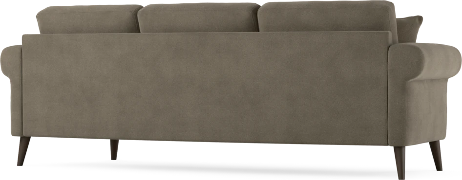 Eden - 3-sits soffa svängd - Beige