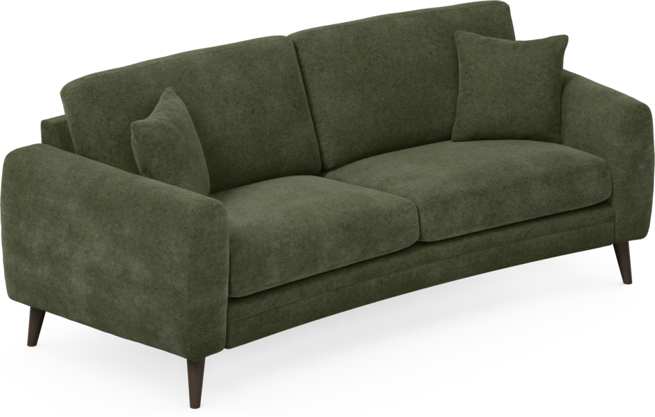 Eden - 2,5-sits soffa svängd - Grön