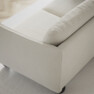 Madison Lux - 2-sits soffa med schäslong vänster - Vit