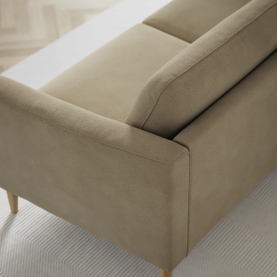 Bridge - 3-sits soffa med schäslong vänster och divan höger - Beige