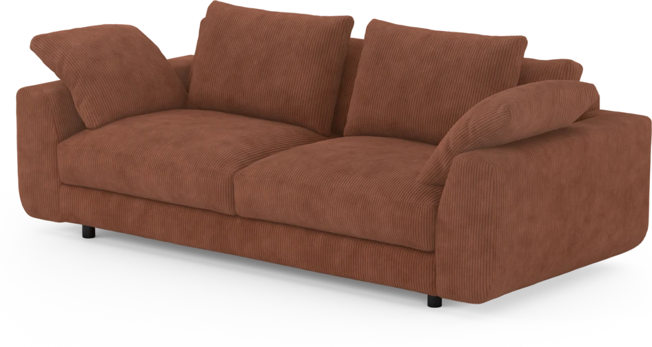 Amie - 3-sits soffa - Orange