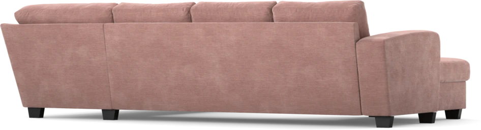 Friday - 3-sits soffa med schäslong vänster och divan höger - Rosa