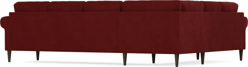 Eden - Hörnsoffa, 2+3-sits - Röd