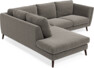 Madison - 2-sits soffa med divan vänster - Grå