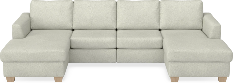 Friday - 2-sits soffa med två schäslonger - Beige