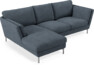 Madison Lux - 2-sits soffa med schäslong vänster - Vit