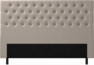 Delux Pikerad XL - Sänggavel, 90-210 cm - Beige