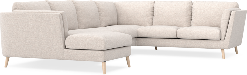 Madison Lux - Hörnsoffa med schäslong vänster - Beige