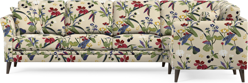 Eden - Hörnsoffa, 3+1-sits - Flerfärgad