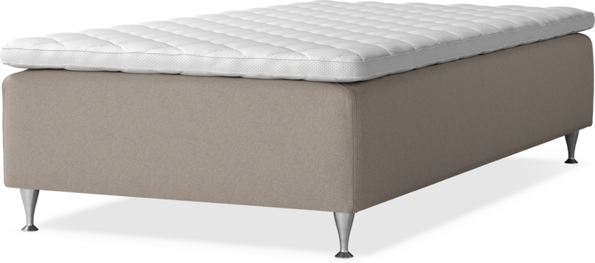 Delux Dream - Ramsäng, enkelsäng med bäddmadrass - Beige