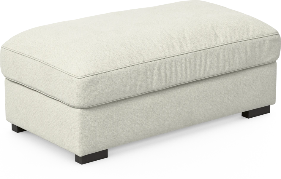 Mila - Fotpall 108 - Vit
