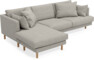 Harper - 4-sits med schäslong vänster - Beige