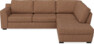 Friday - 2,5-sits soffa med divan höger - Orange