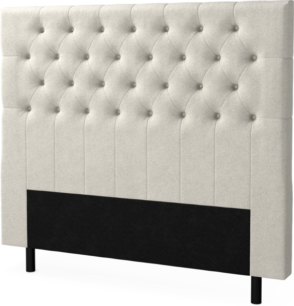 Delux Pikerad XL - Sänggavel, 90-210 cm - Beige