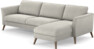 Bridge - 3-sits soffa med schäslong höger - Grå