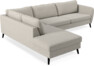 County - 2,5-sits soffa med divan vänster - Beige