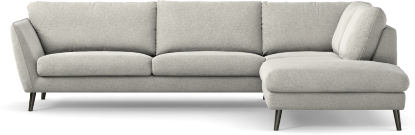 Madison Lux - 3-sits soffa med divan höger - Grå