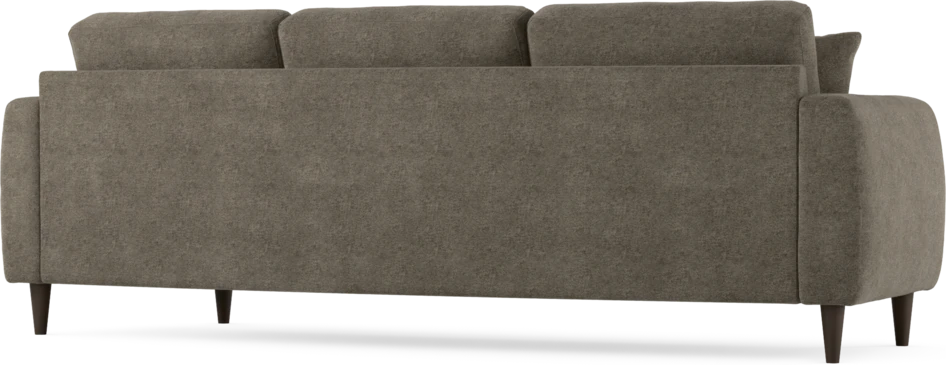 Eden - 3-sits soffa svängd - Brun