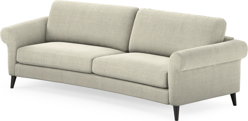 Bridge - 3-sits soffa svängd - Beige