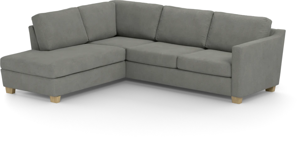 Friday - 2,5-sits soffa med divan vänster - Grå
