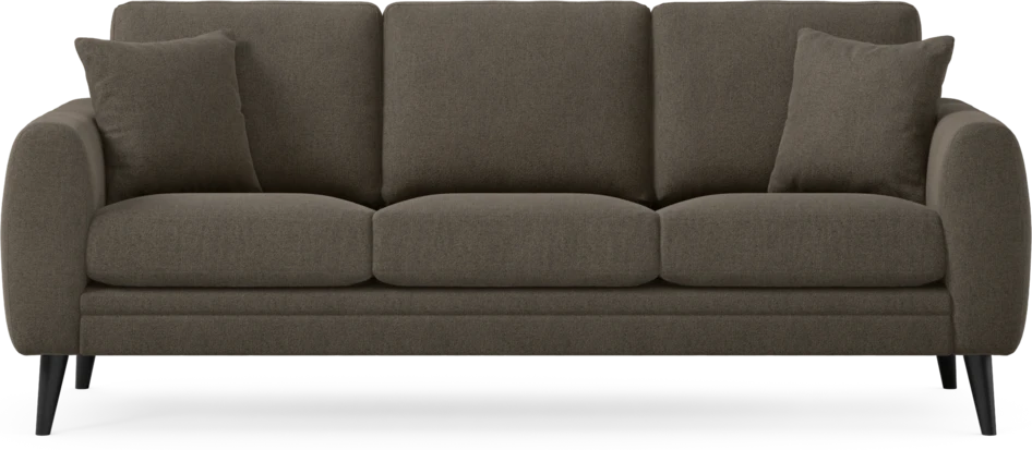 Eden - 3-sits soffa - Brun