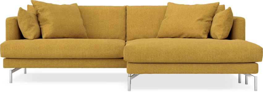 Harper - 4-sits med schäslong XL höger - Gul
