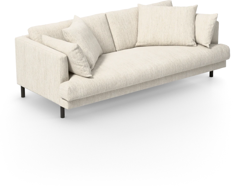 Harper - 3-sits soffa, hel dyna - Vit