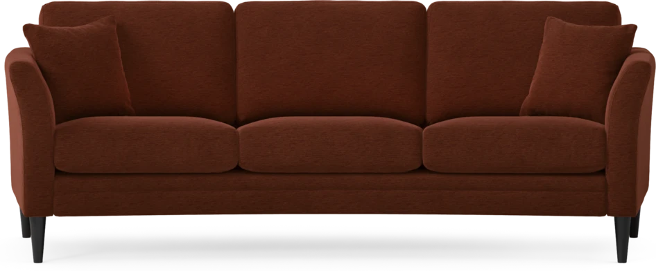 Eden - 3-sits soffa svängd - Orange