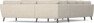 Madison Lux - Hörnsoffa med schäslong vänster - Beige