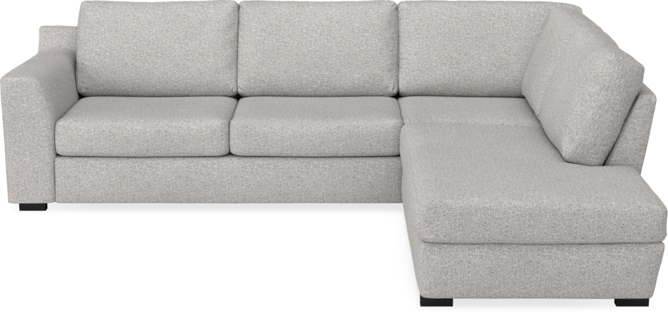 Friday - 2,5-sits soffa med divan höger - Vit