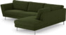 Madison Lux - 3-sits soffa med divan höger - Grön