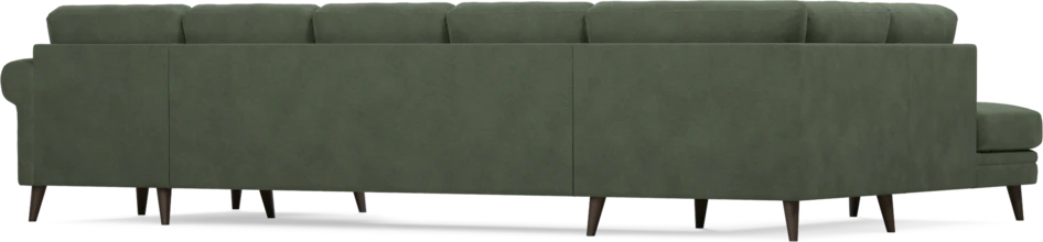 Eden - 3-sits soffa med divan vänster och schäslong höger - Grön