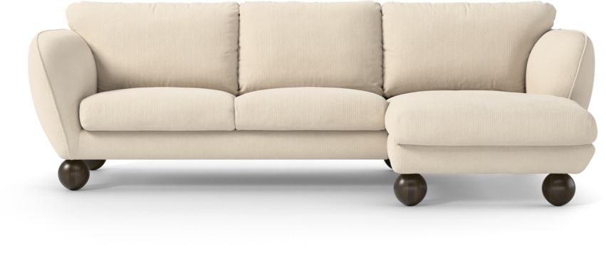 Madison - 2-sits soffa med schäslong höger - Beige
