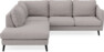 Madison - 2-sits soffa med divan vänster - Grå