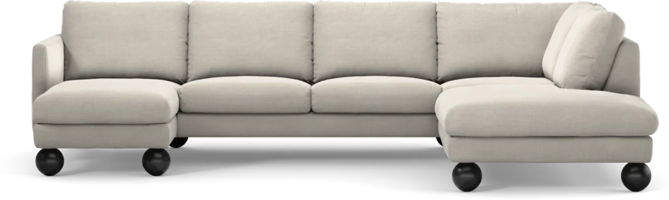 Madison Lux - 2-sits soffa med schäslong vänster och divan höger - Beige