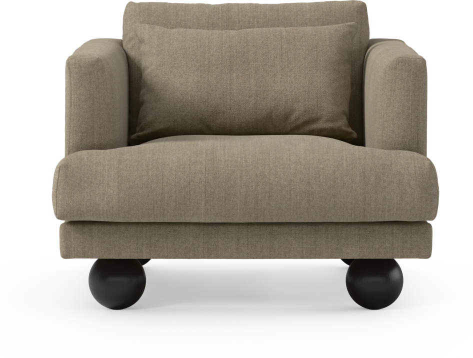 Harper - Fåtölj, 75 cm - Beige