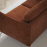 Madison Lux - 2-sits soffa med schäslong vänster - Orange