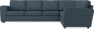 Friday - Hörnsoffa, 3+2-sits - Blå