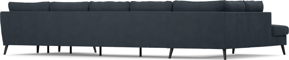 County - 4-sits soffa med divan vänster och schäslong höger - Blå