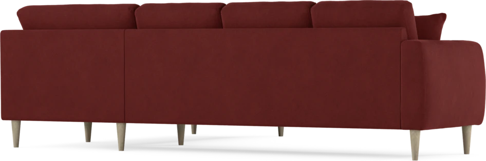 Eden - Hörnsoffa, 3+2-sits - Röd