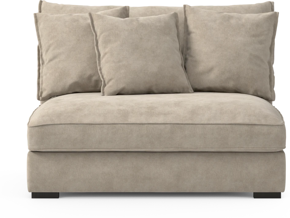 Rossi - 2-sits utan armstöd - Beige