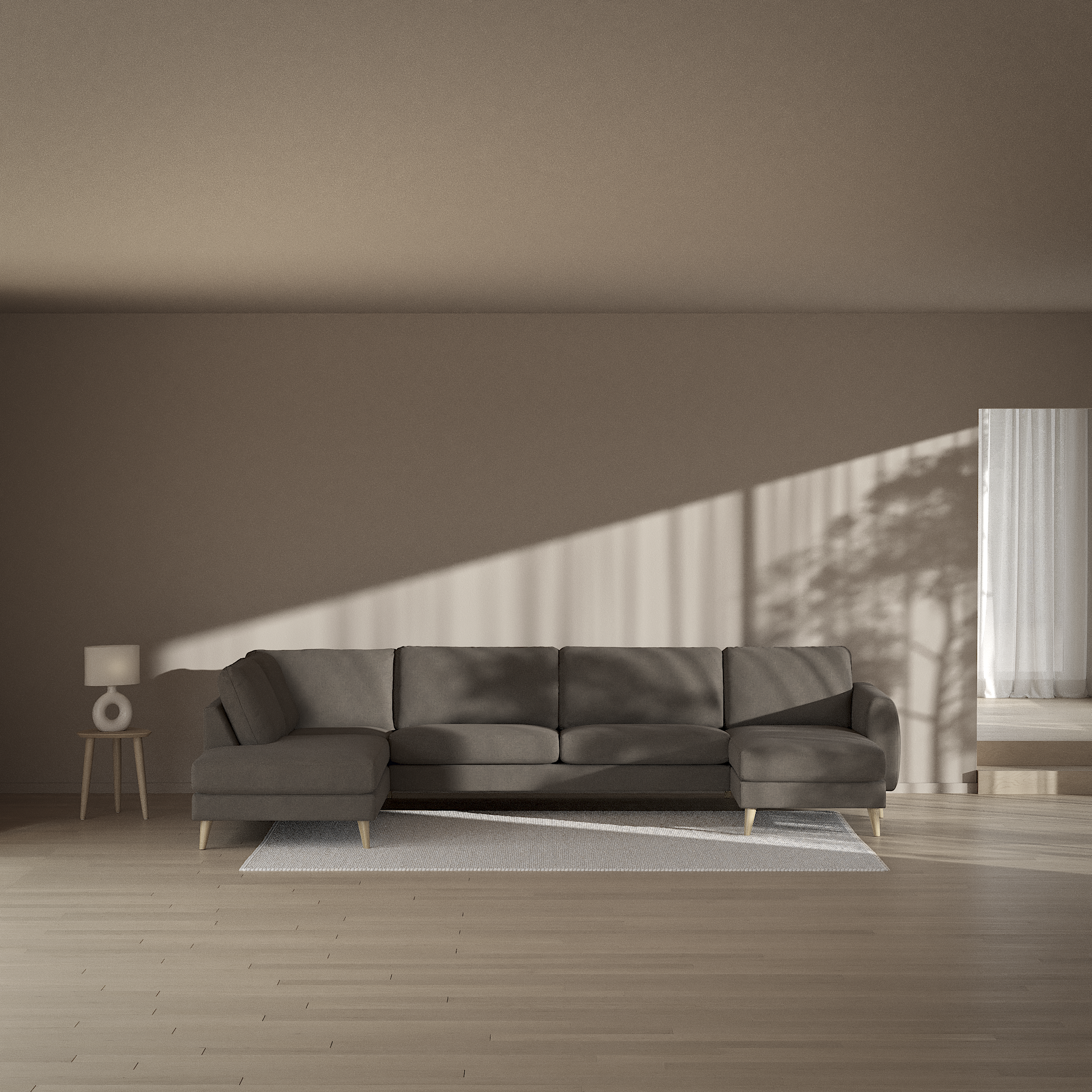 Bridge - 3-sits soffa med divan vänster och schäslong höger - inspiration