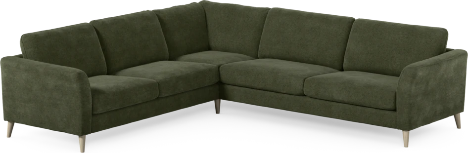 Bridge - Hörnsoffa, 2+3-sits - Grön