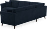 Eden - Hörnsoffa, 2,5+2,5-sits - Blå