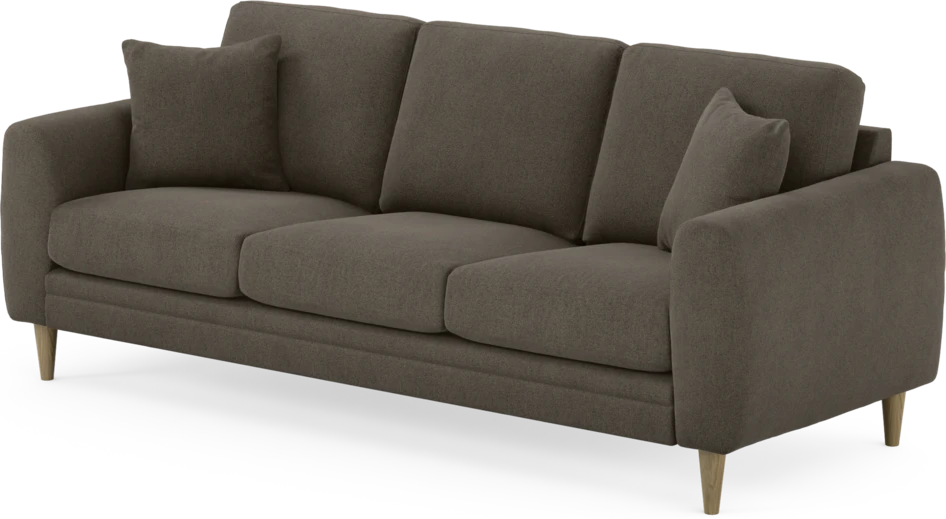 Eden - 3-sits soffa - Brun