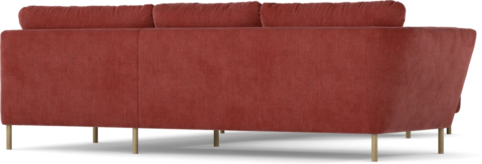Madison Lux - Hörnsoffa med schäslong höger - Rosa